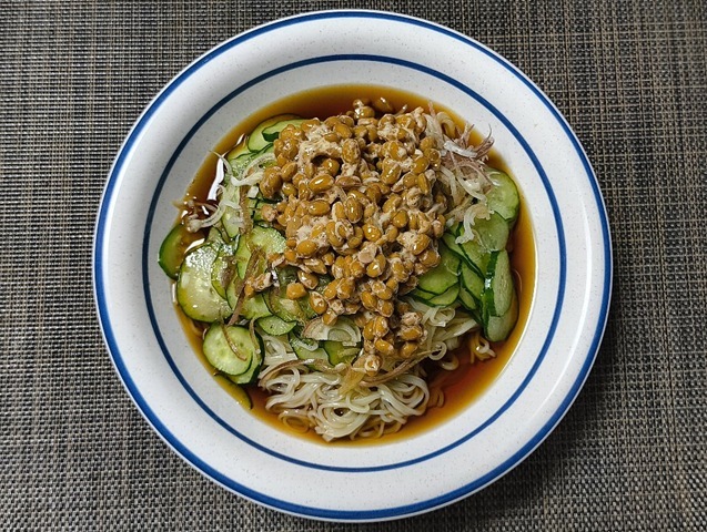 ねばねば納豆そうめん