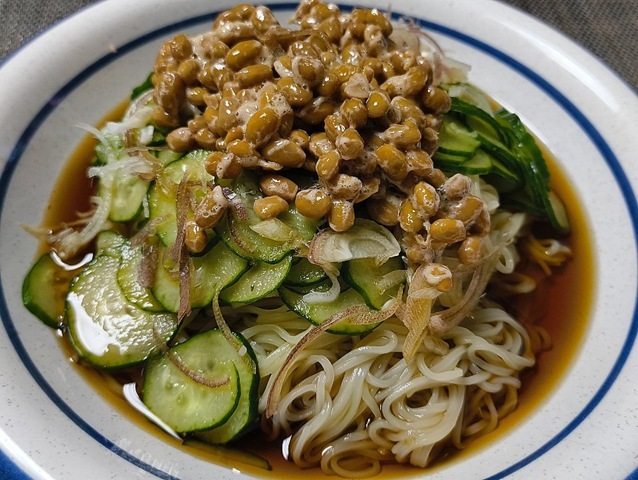 ねばねば納豆そうめん