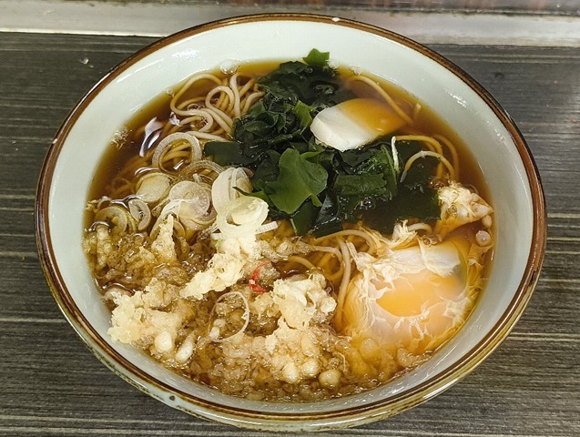たぬきそば＋生たまご