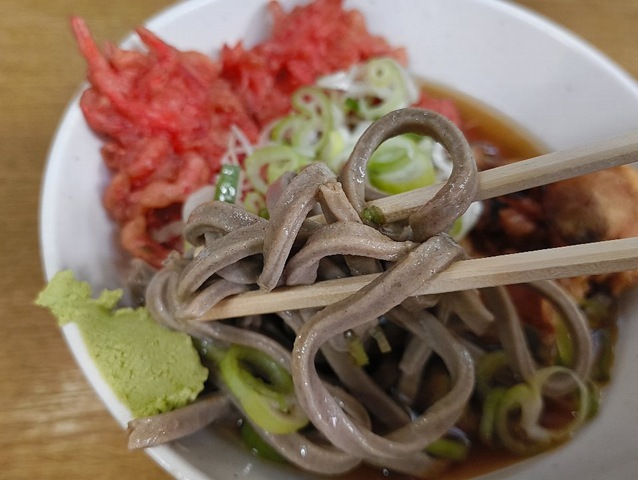 太そばを手繰る