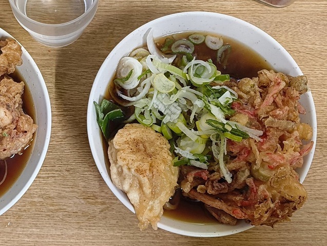 JKB＋蕪菁天＋太そば（小盛）