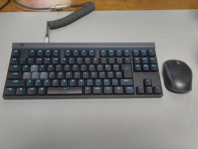 Logicool G515 RAPID TKL とLogitech MX Anywhere 2S ワイヤレスマウス