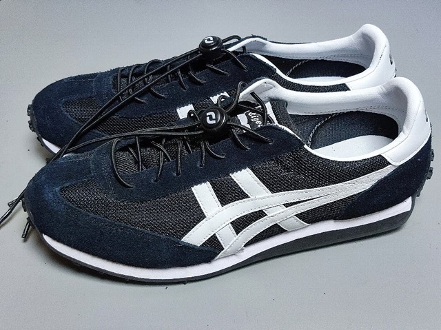 Onitsuka_Tiger_EDR_78_BLACK/WHITE（靴ひも改造中）