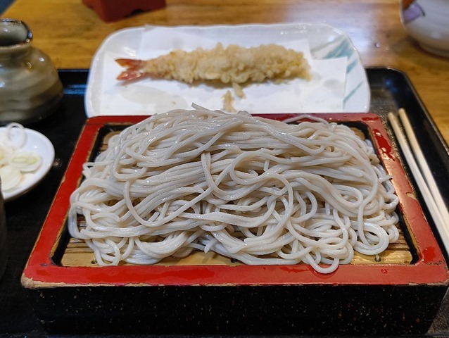 もりと残りの海老天