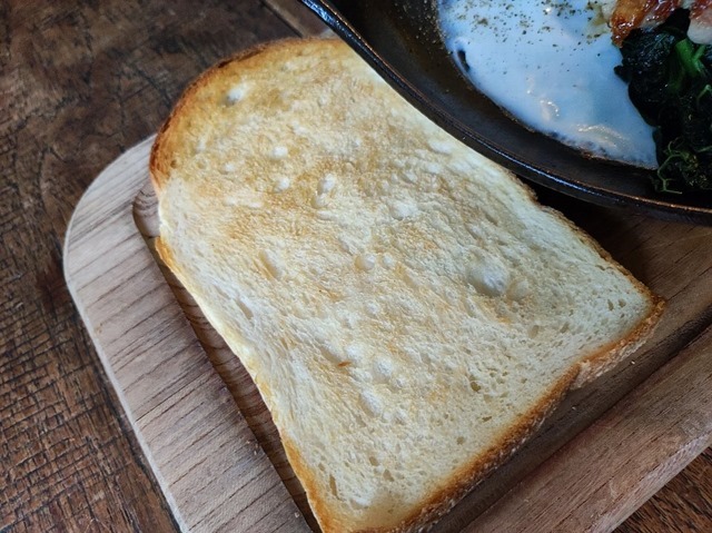 Manufacture製造の山型食パンのトースト