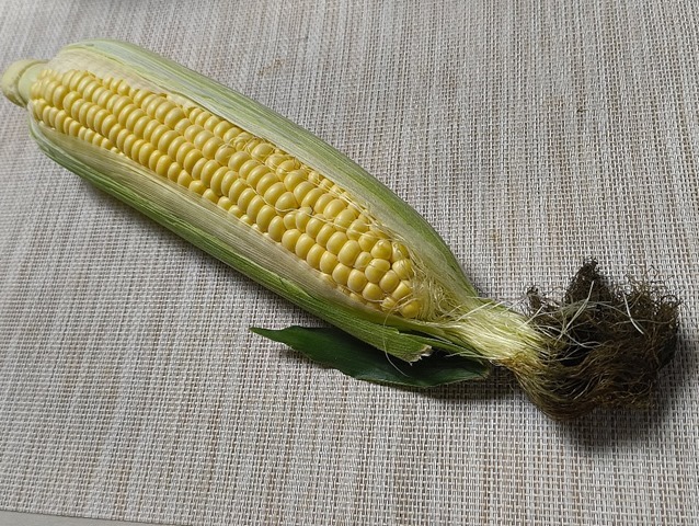 半分むいてみた