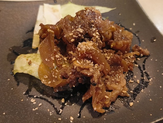 タンの生姜煮