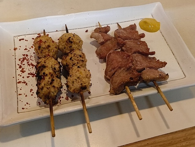 おやじ団子とタン（塩）