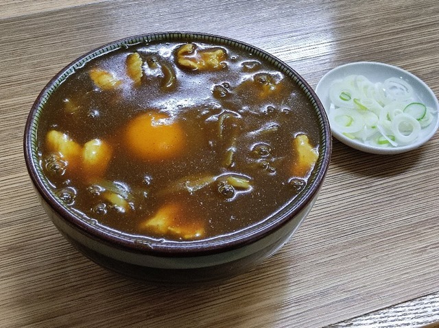 カレー南蛮そば玉落とし