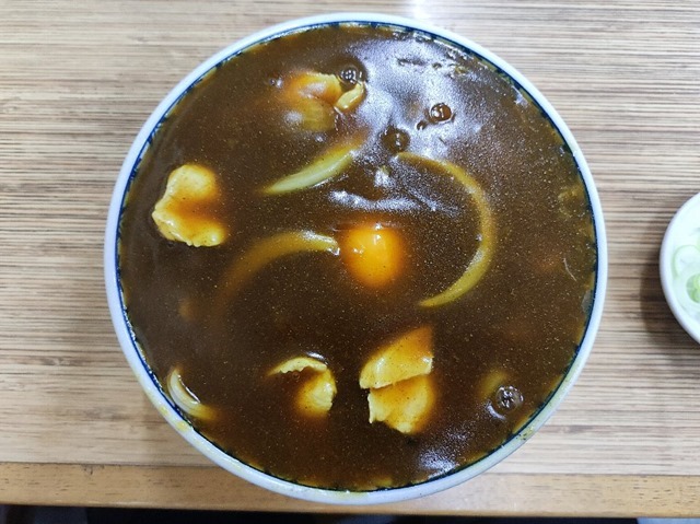 カレー南蛮そば玉落とし