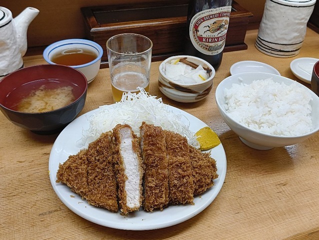 ロースカツ定食（大）