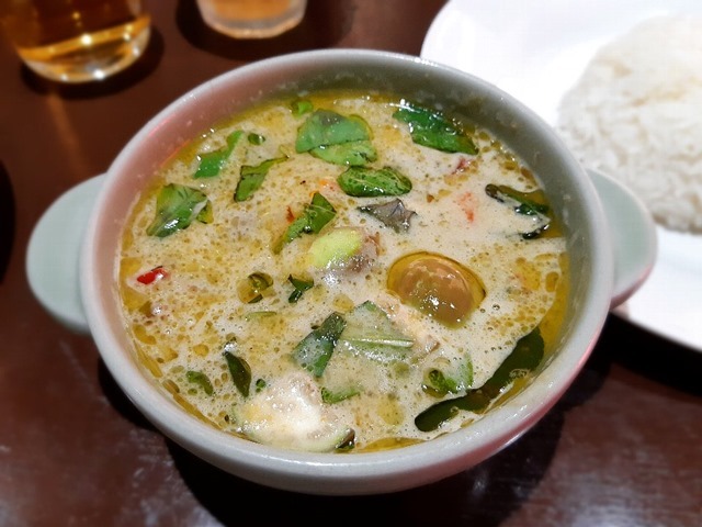 エビのグリーンカレー