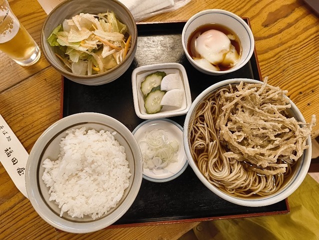 そば定食