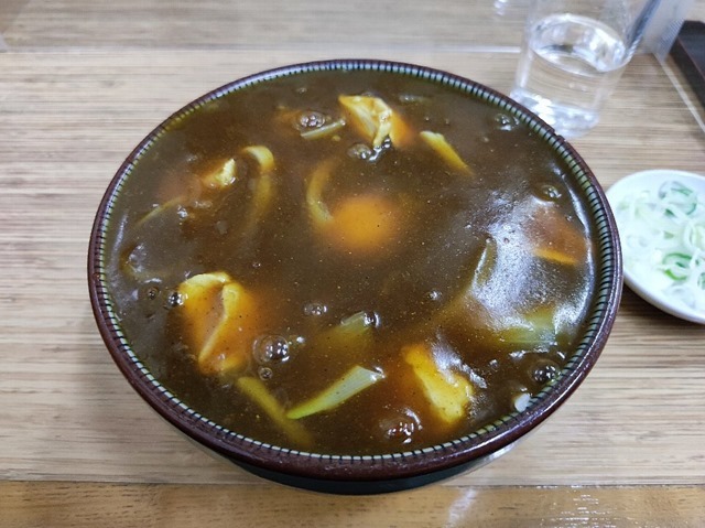 カレー南蛮そば玉落とし