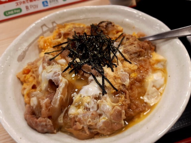 プレミアム牛とじ丼