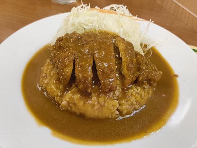 カツカレーご飯1/2