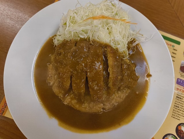 カツカレーご飯1/2