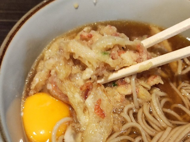 かきあげも食べる