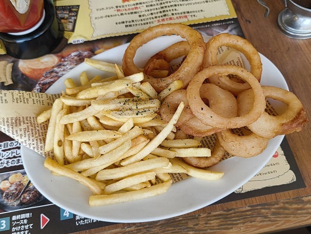オニオンリング＆ポテトフライ