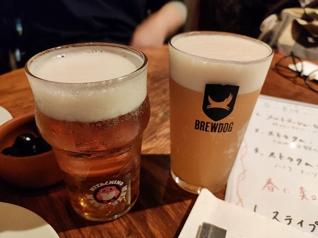 常陸野ネストビール COCORICO ALEとブリュードッグ