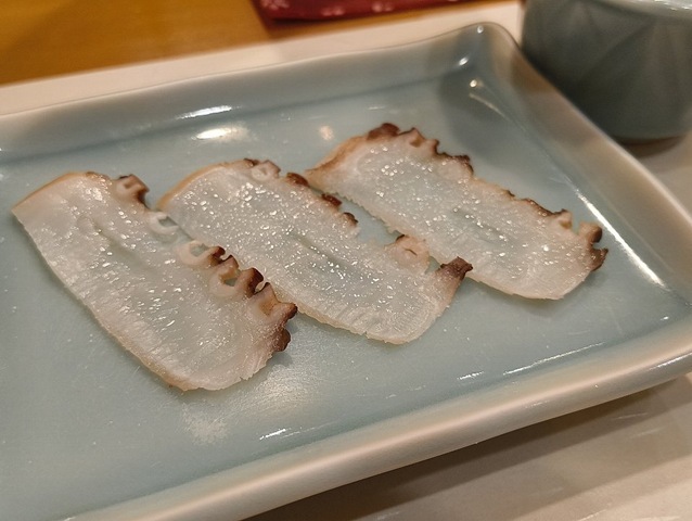 蛸の薄作り