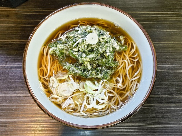 春菊天そば