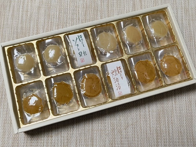 ほたて燻製漬とソフト貝