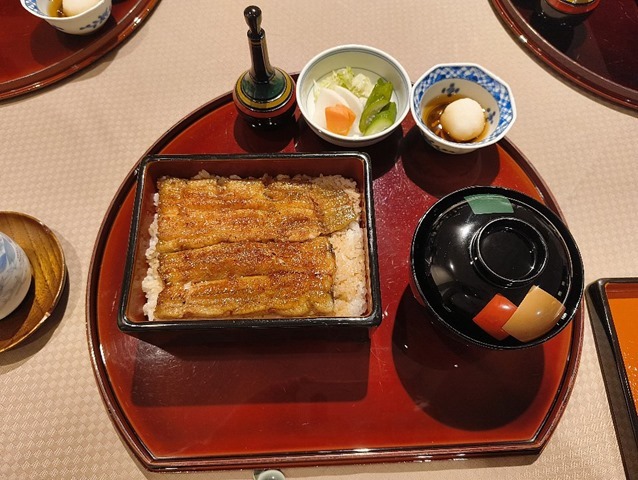 うなぎ重・梅のお膳