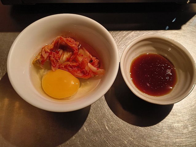 玉子とキムチ