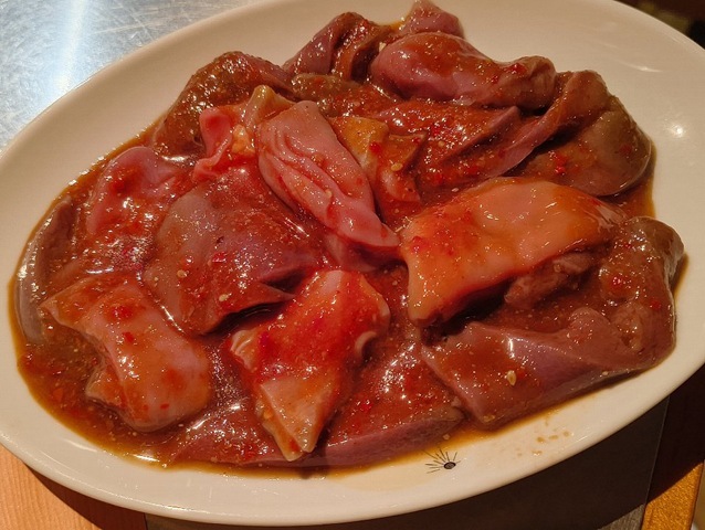うら肉合わせ（豚レバー・ガツ・コブクロ）