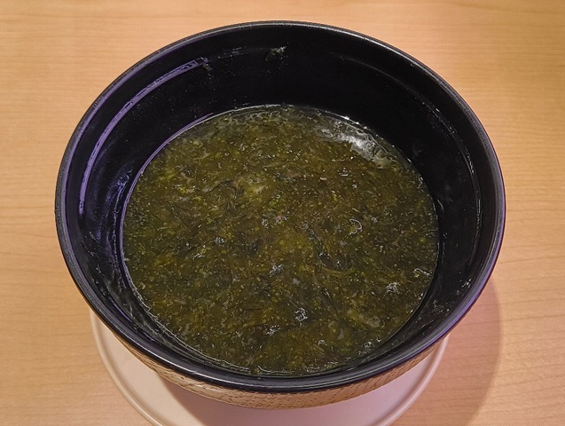 あおさと海苔の味噌汁