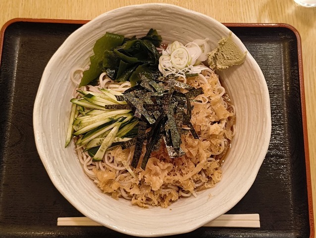 冷やしたぬきそば（大盛）