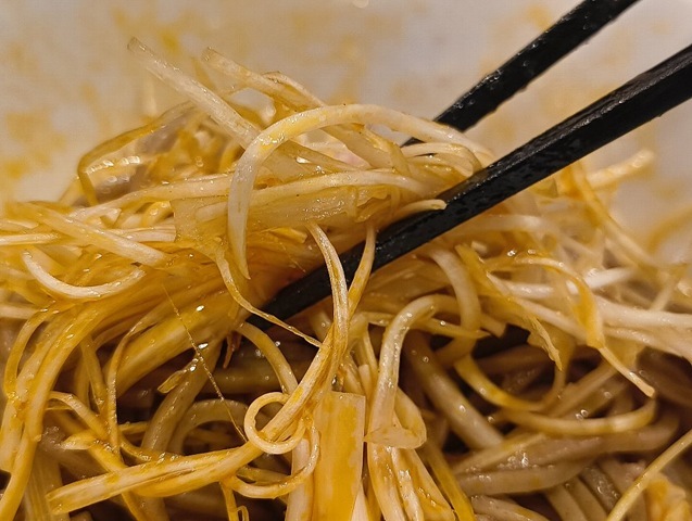 さらしねぎがラー油が優しくうまいのだよ（笑）