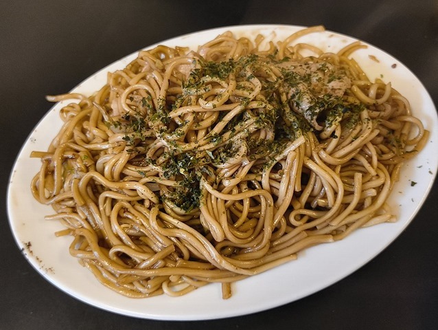 豚バラ焼そば