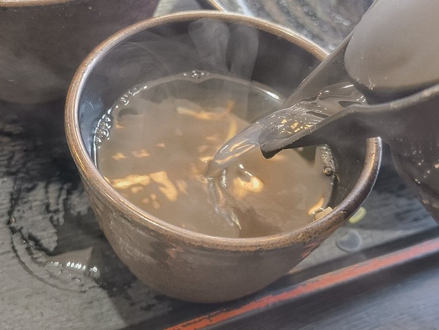 蕎麦湯