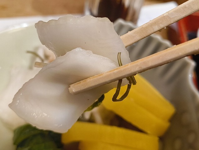 おしんこを食べる