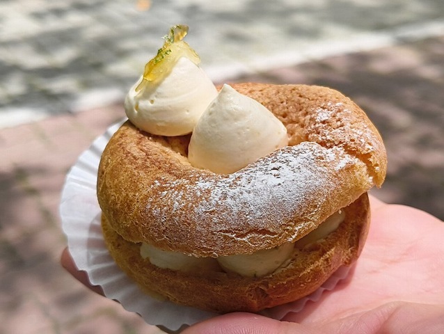 ライムとレモンのパリブレスト