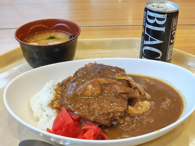 1 日目のカツカレー（ごはん1/3）