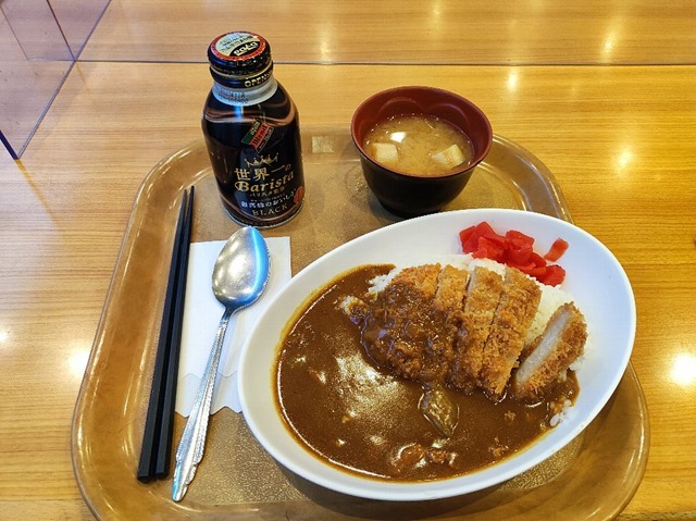 2日目のカツカレー（ごはん1/3）