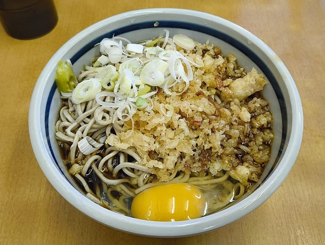 冷したぬきそば（大盛）