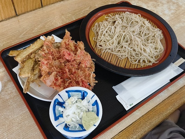 もり＋桜えび天＋ごぼう天