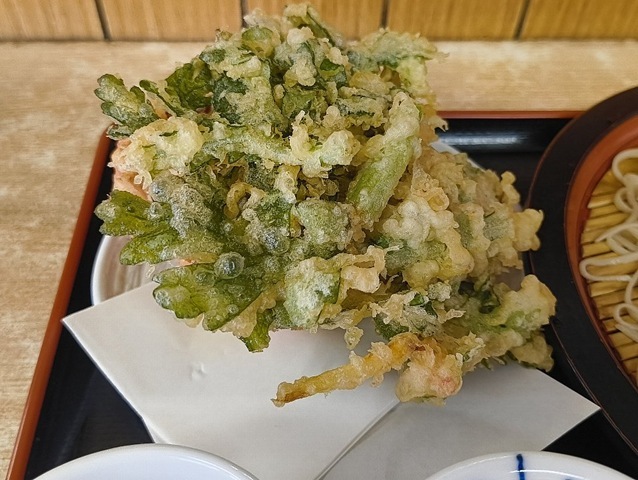桜えび天＋春菊天
