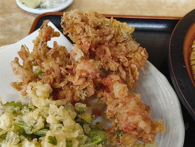 えび天が出てきた（笑）