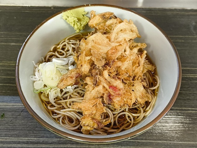 冷しかき揚げそば
