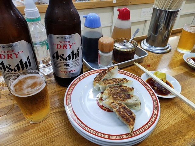 3皿目＋ビール2本目