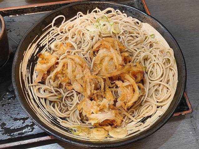 かきあげをふにゃふにゃにさせる