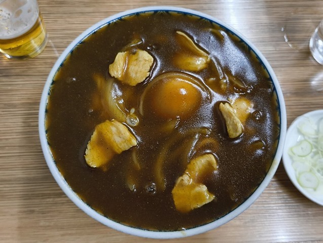 カレー南蛮そば玉落とし（大盛）