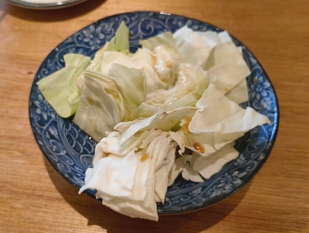 キャベツのお通し