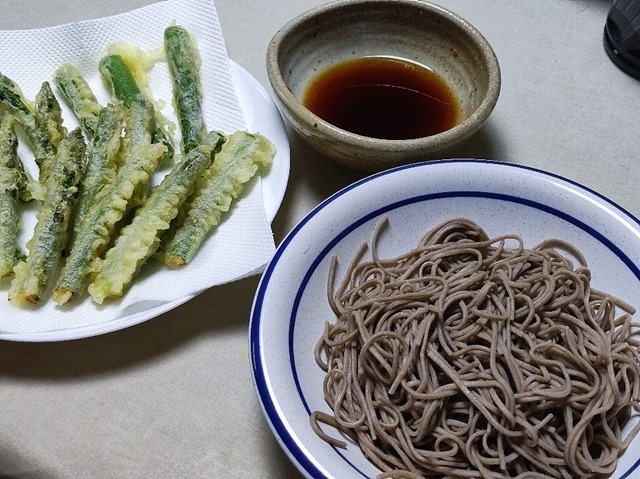 アスパラの天もり