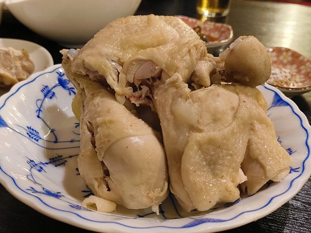 蒸し鶏